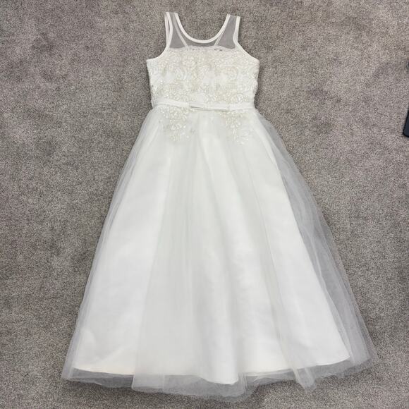 New! Beautiful Badgley Mischka First Communion/ Flower Girl Dress 6x - Picture 4 of 8